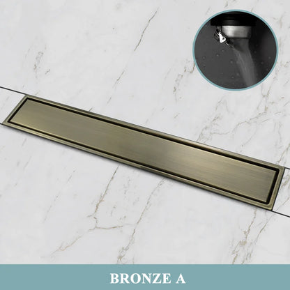 304 Stainless Steel Bathroom Drain Brushed Rose Gold
