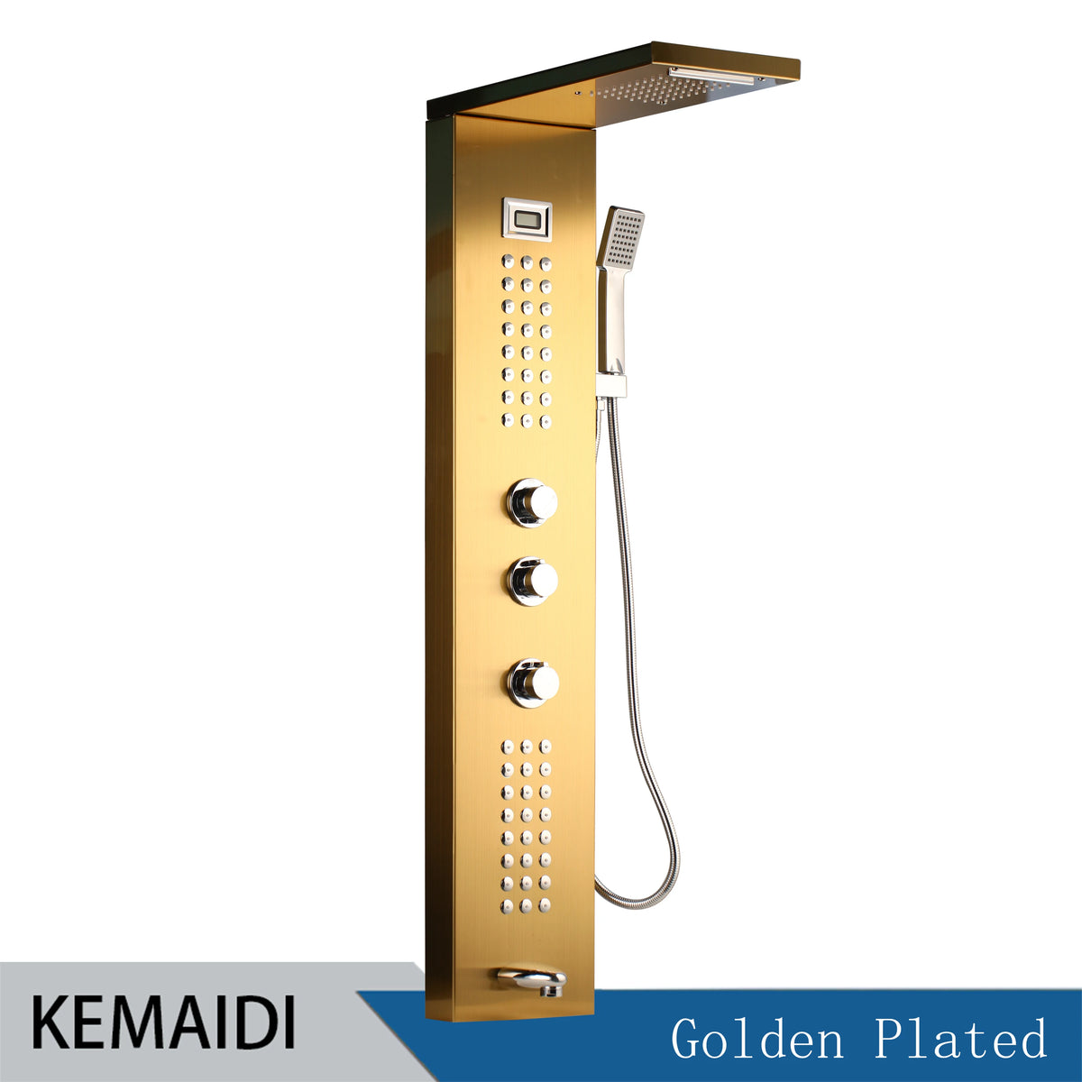 Kemaidi Shower Panel Tower Rainfall Waterfall Bathroom Shower