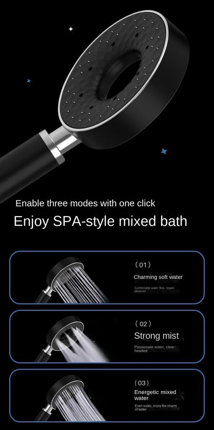 Design High End Bathroom Gray Shower Round Shower