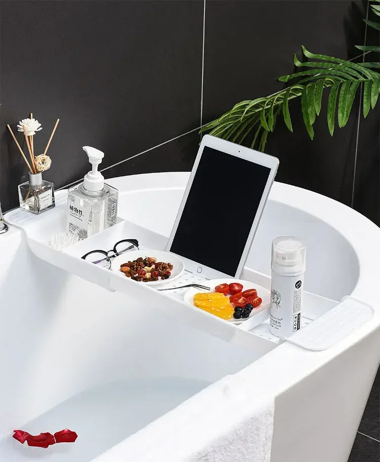 Bathtub Shelf Extendable Bathroom Bathtub Tray Shower Caddy