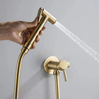 Wall Mounted Bidet Sprayer Faucet Bathroom Cold Water