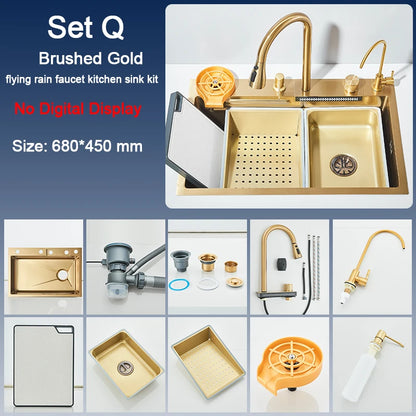 Slot Sink Faucet 304 Stainless Steel Large 60x45cm