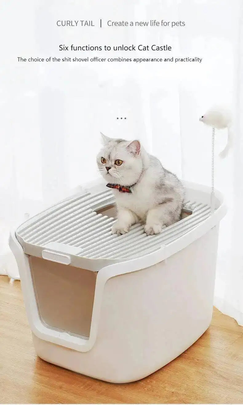 Cat Litter Basin Fully Enclosed Super Large Sand