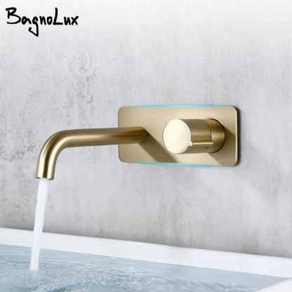 Bathroom Vanity Sink Mixer Cover Plate Cold Wall-Mount