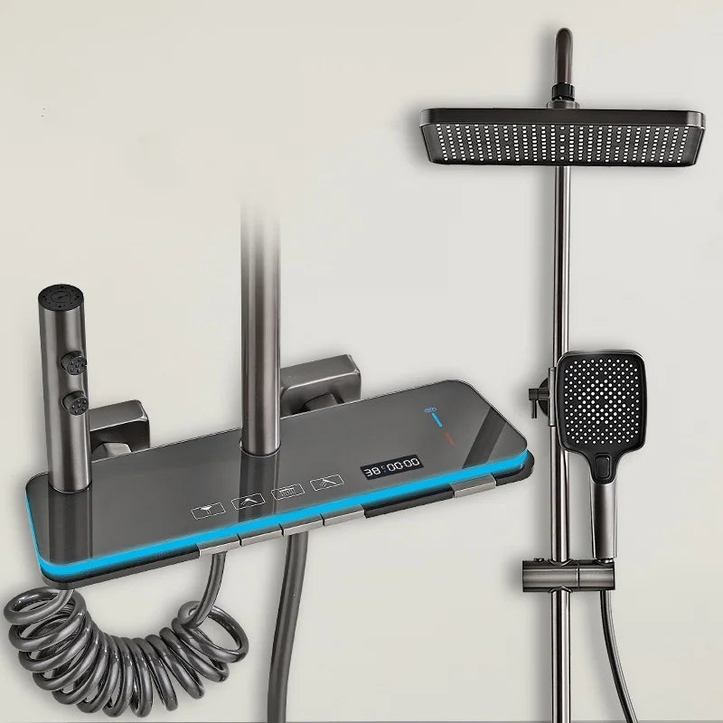 Bathroom Shower Full Digital Display Shower System Piano