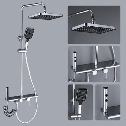 Vgx Luxury Chrome Shower System Four-Function Bathroom Shower