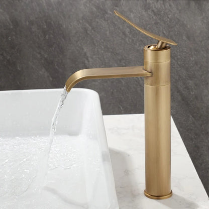 Bathroom Faucets Stainless Steel 304 Brushed Gold Basin