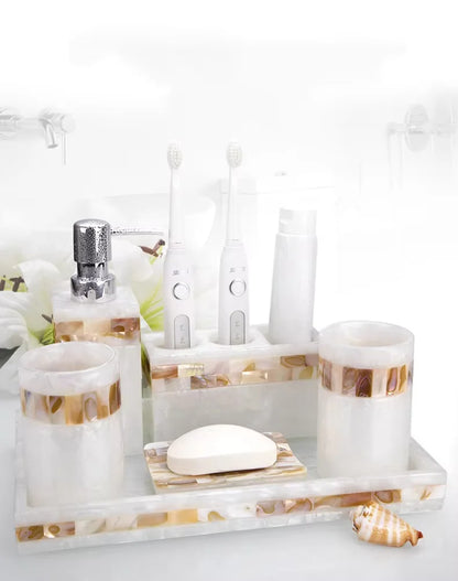 Natural Color Resin Toothbrush Bathroom Toilet Cup