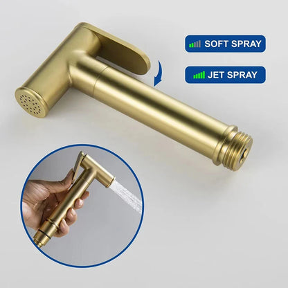 Wall Mounted Bidet Sprayer Faucet Bathroom Cold Water