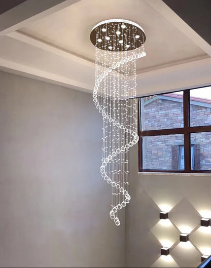 Modern Led Ceiling Chandeliers Light Fixture Staircase Luxury