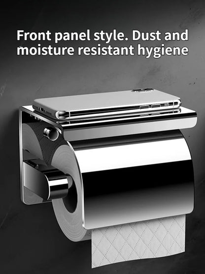 Stainless Steel Paper Towel Holder Without Punching Wall-Mounted