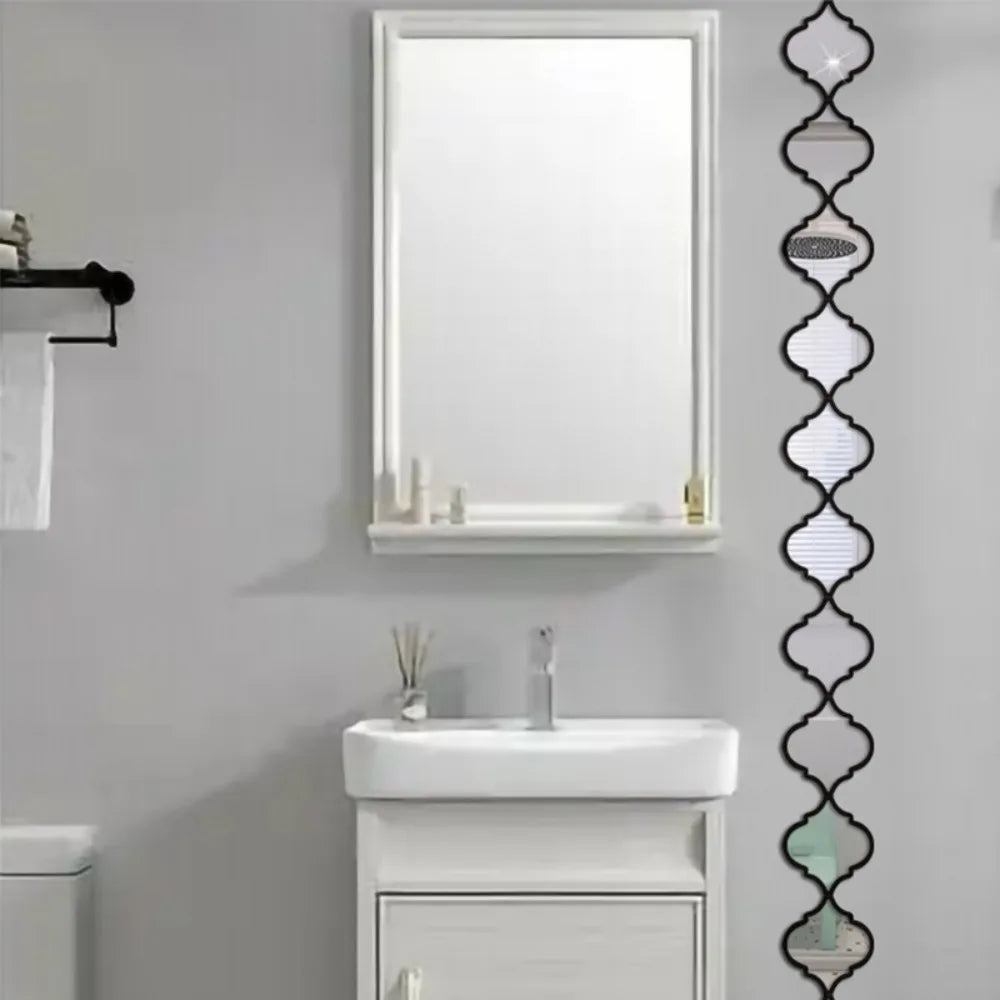 12/6pcs Large Moroccan Mirror - Wall-Mounted Living Room
