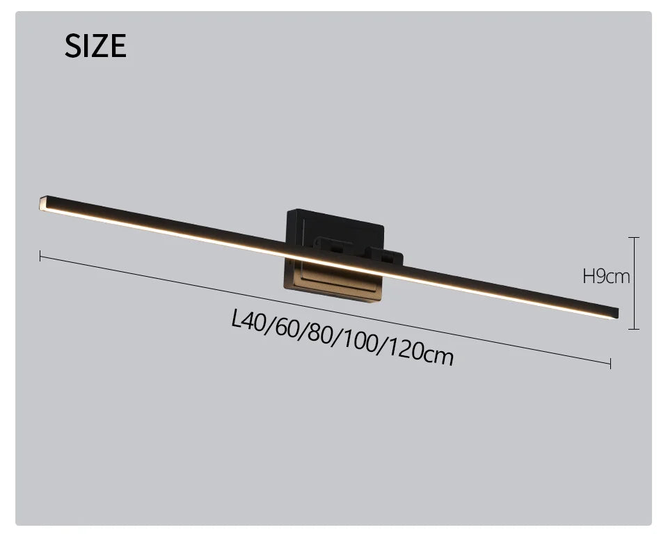 Modern Bathroom Vanity Light Led Dimmable 5cct Bathroom