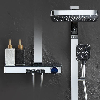 Chrome Piano Digital Bathroom Shower Cold Digital Bathroom