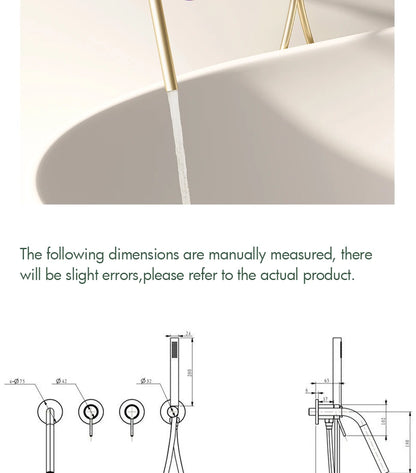 Shower Faucet Concealed Box Hand Shower Long Nose
