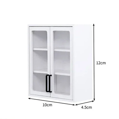1/6 Scale Dollhouse Miniature Furniture Wooden Shelf Cabinet