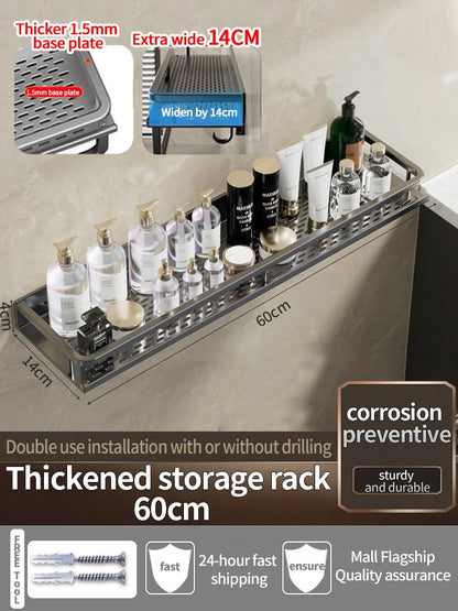 Bathroom Shelf Bathroom Towel Rack Shelves Wall Shower