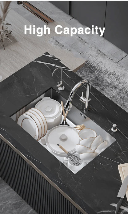 304 Stainless Steel Sink Bowl Basin Undermount Handmade