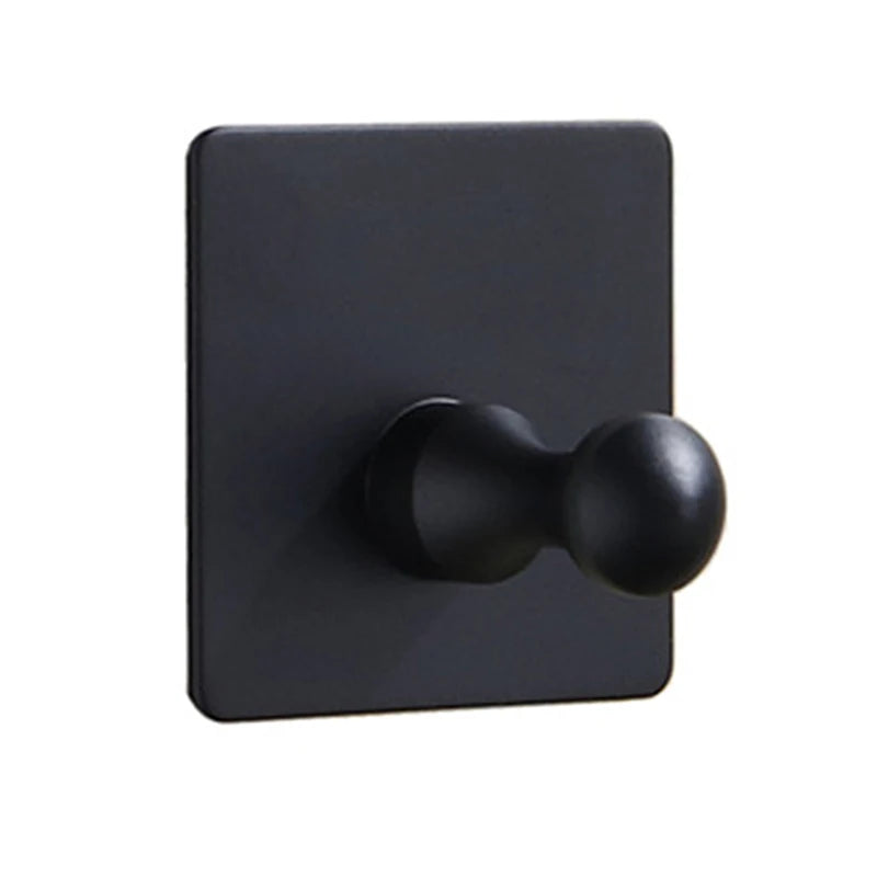 Aluminum Alloy Robe Hook Towel Hooks Self Adhesive