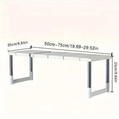 Adjustable Under Sink Storage Rack Expandable & Bathroom