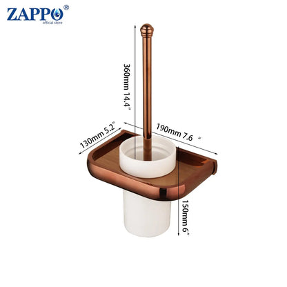 Zappo Rose Gold Wall-Mounted Stainless Steel Clothes Hook