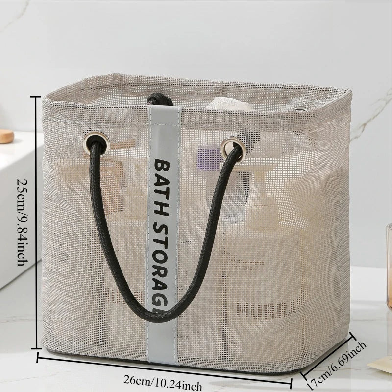 Large Mesh Shower Caddy Wide Mouth Quick Dry
