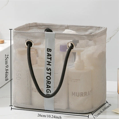 Large Mesh Shower Caddy Wide Mouth Quick Dry