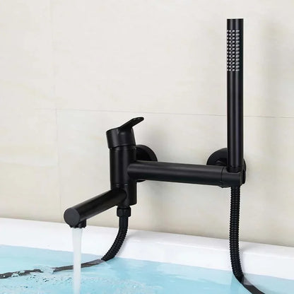 Bathtub Shower Wall Mounted Brushed Gold Rotatable Bidet