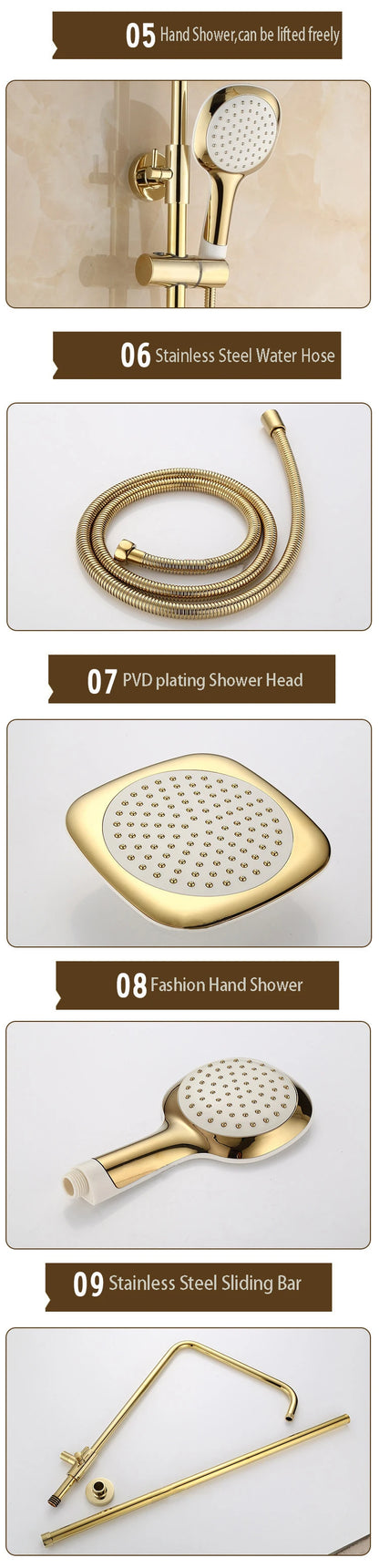 Bathroom Shower Faucet Bathtub Faucet Mixer Tap Hand