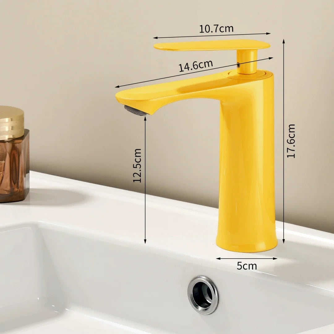 Pink Bathroom Basin Faucet Red Bathroom Faucet Sink
