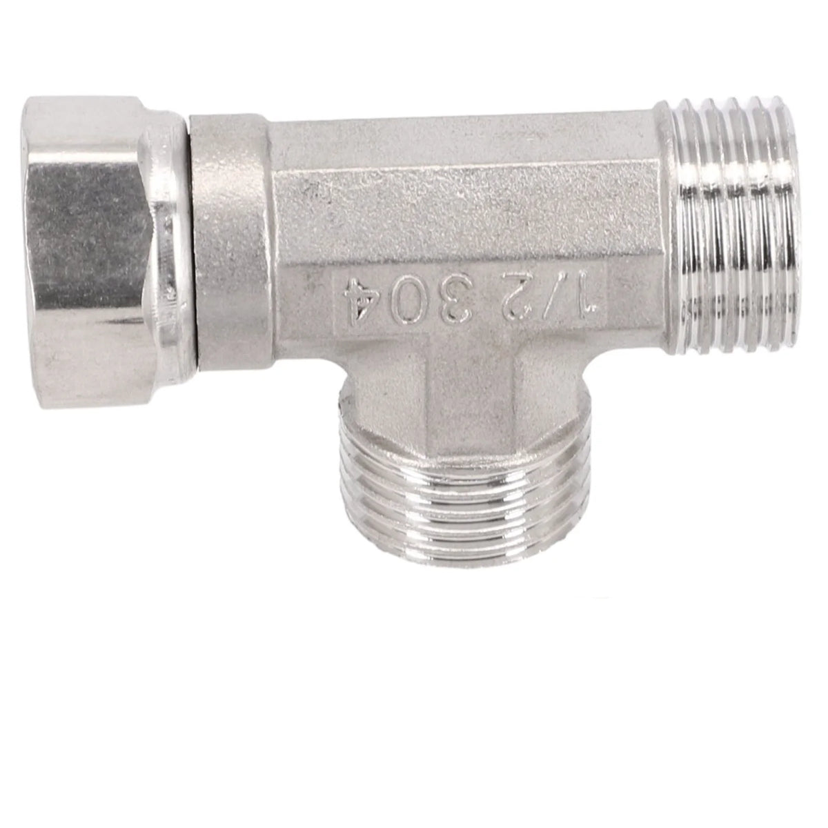 G1/2 Way T-Adapter Bathroom Shower Faucet Water Splitter