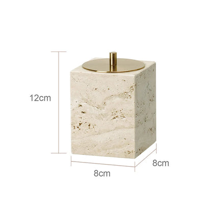 Travertine Bathroom Luxury Soap Dish Soap Dispenser Tissue