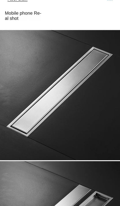 Luxury Hidden 304 Stainless Steel Rectangular Floor Drain