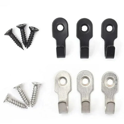 Mini Stainless Steel Hook Screw Items Key Rack