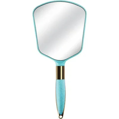 Lady Handheld Makeup Mirror Cosmetic Retro Mirror Spa