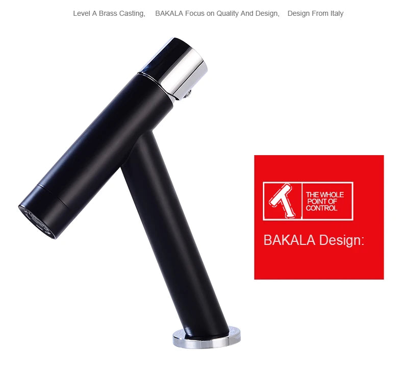 Bakala Black Bathroom Sink Faucet Water Faucet Gourmet