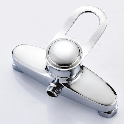 Brass Shower Faucet Mixer Valve Shower Head Hidden