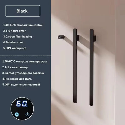 Electric Heated Towel Rack Bathroom Towel Warmer Hidden
