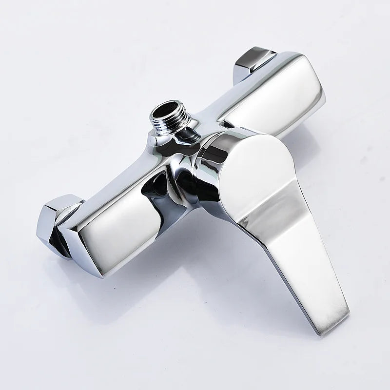 Brass Shower Faucet Mixer Valve Shower Head Hidden