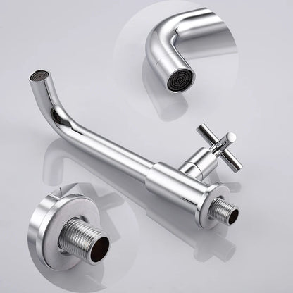Bangpu Bathroom Wall Mounted Long Mop Pool Faucet