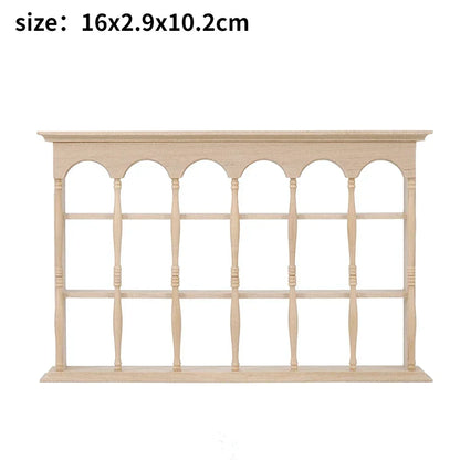 1/6 Dollhouse Miniature Furniture Wooden Shelf Cabinet Sink