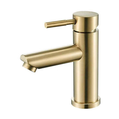 Brushed Gold Bathroom Faucet Modern Lavatory Vanity Sink