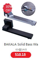 Bakala Black Golden Brass Shower Faucet Mixing Valve