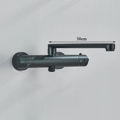 Thermostatic Shower Faucet Bathroom Black Mixertap Thermostat