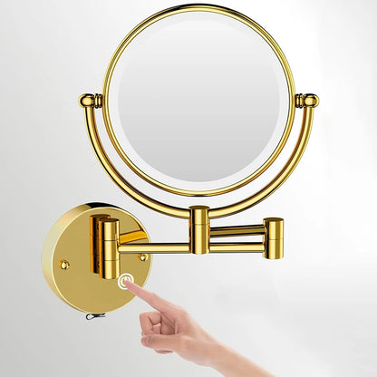 10x Magnifying Led Makeup Mirror Touch On Dual