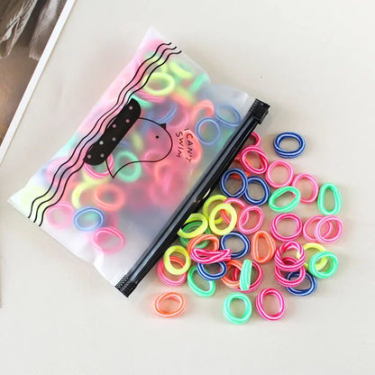 500 Pieces/Pack 2cm Children Hair Band High Elastic