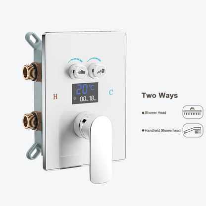 Digital Wall Mounted Shower Mixer Valve 2/3 Way