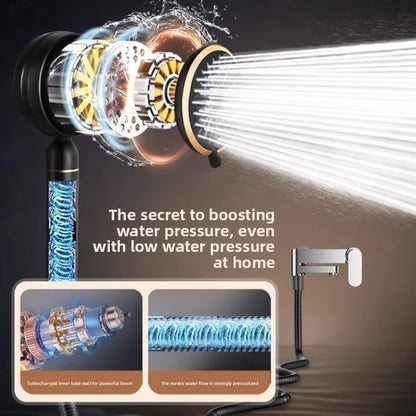 High Pressure Filter Shower Head Chlorine Removal Skin