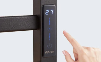 Metal Electric Heated Towel Rail Smart Disinfection Thermostat