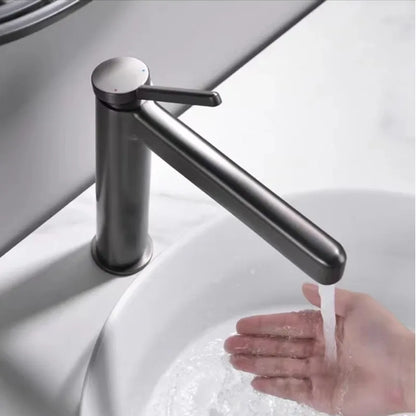 Arrival Gray Black Bathroom Basin Faucet Handle Hole